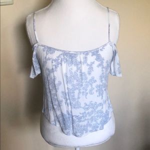 Charlotte Russe Faux Off The Shoulder Top